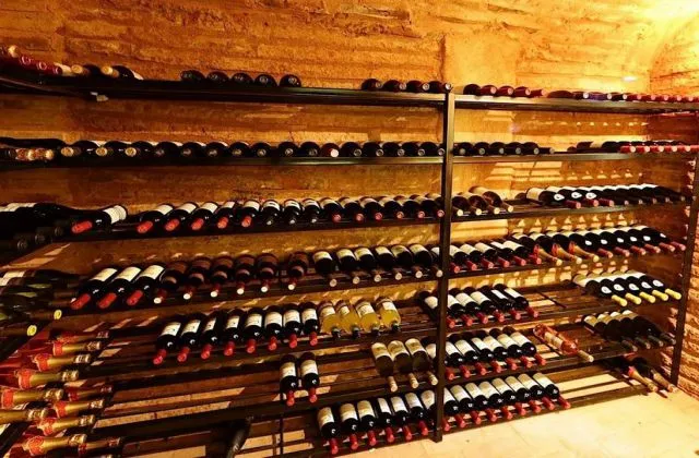 Hotel Billini wine cellar