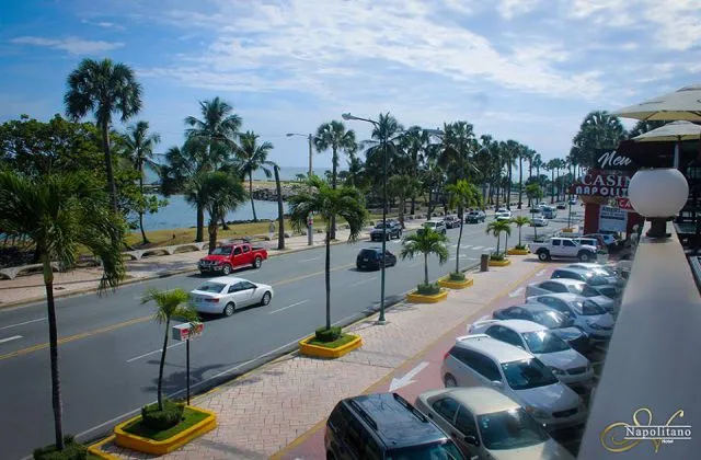 Hotel Napolitano view on malecon and a sea of caribbean