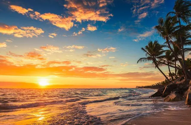 Sirenis Punta Cana Resort sunset beach