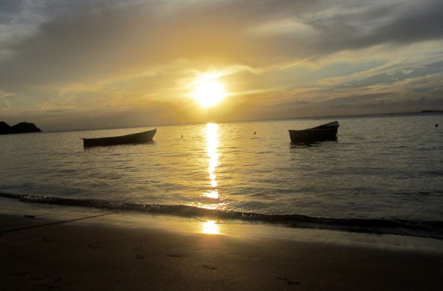 Playa Las Ballenas sunsetl