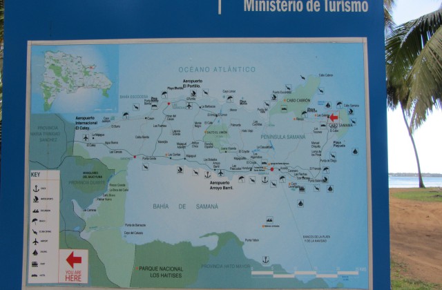 Samana Peninsula Dominican Republic Map