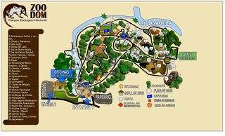 Zoo Santo Domingo map